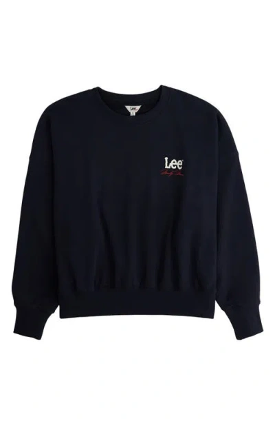 Lee Graphic Sweatshirt In Black
