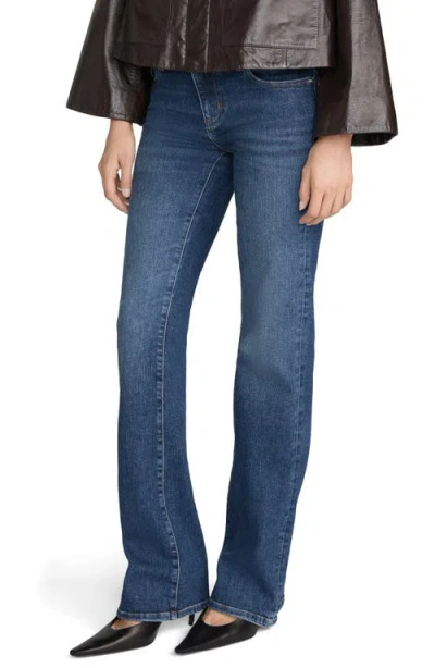 Frame The Pixie Petite Bootcut Jeans In Blue