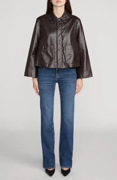 Frame The Pixie Petite Bootcut Jeans In Blue