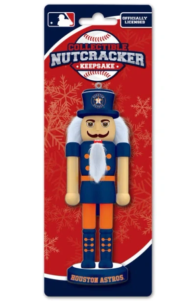 Masterpieces Houston Astros Keepsake Nutcracker In Multi