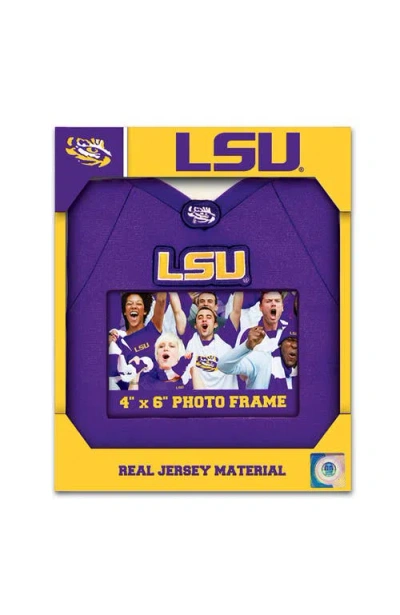 Masterpieces Lsu Tigers Uniformed Frame In Multicolor