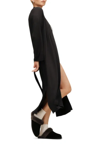 Ugg (r) Myra Rib Robe In Black