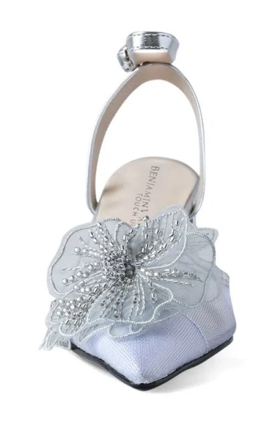 Touch Ups Opal Pointed Toe Pump In Silver
