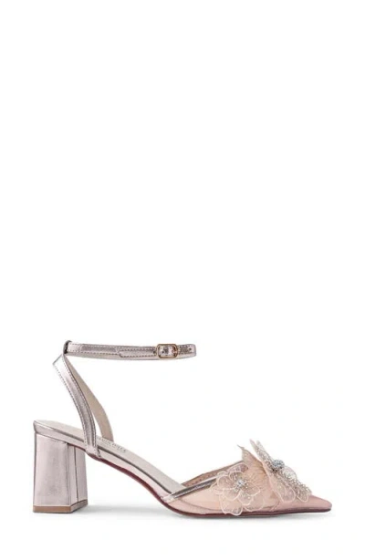 Touch Ups Opal Pointed Toe Pump In Champagne
