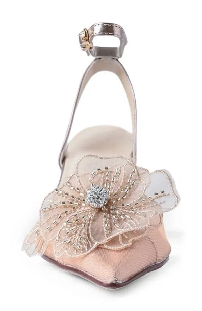 Touch Ups Opal Pointed Toe Pump In Champagne