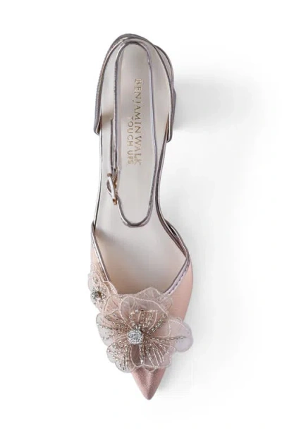Touch Ups Opal Pointed Toe Pump In Champagne