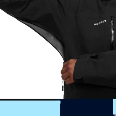 Mammut Stoney Hs Thermo Hooded Jacket In Black
