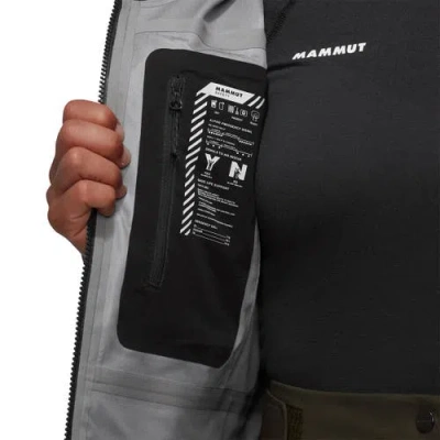 Mammut Stoney Hs Thermo Hooded Jacket In Black