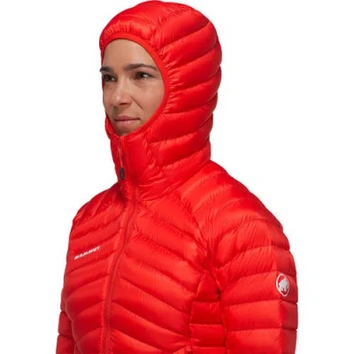 Mammut Broad Peak In Hooded Jacket In Red