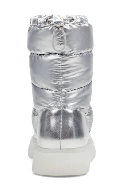 Hunter Maribel Snow Boot In Silver