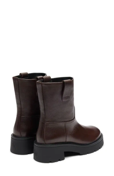 Stuart Weitzman Ren Leather Bootie In Multi