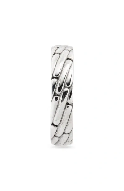 Caputo & Co Braid Motif Sterling Silver Ring In Sterling Silver