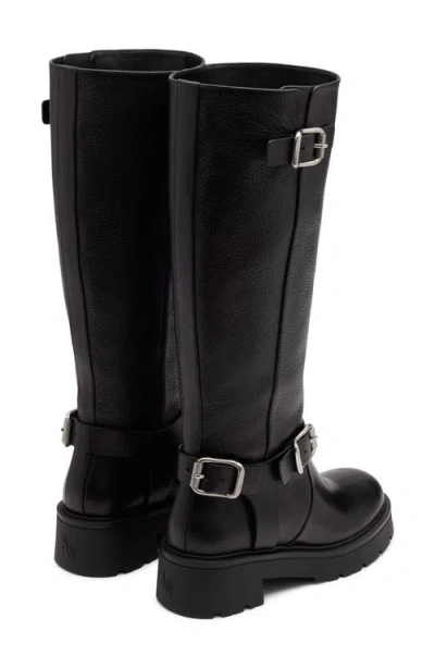 Stuart Weitzman Ren Knee High Boot In Black Leather
