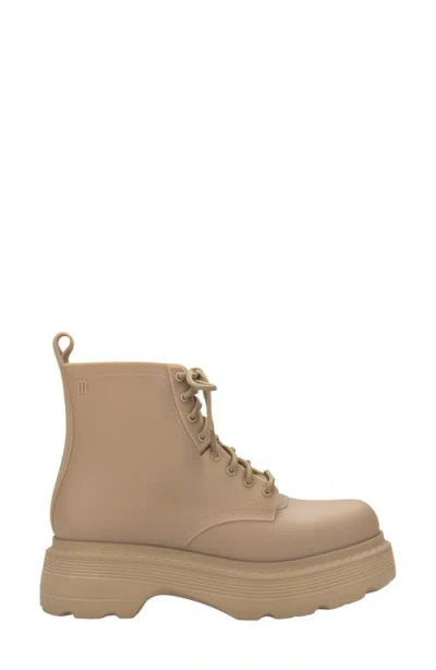Melissa Coturno Soft Platform Boot In Matt Beige