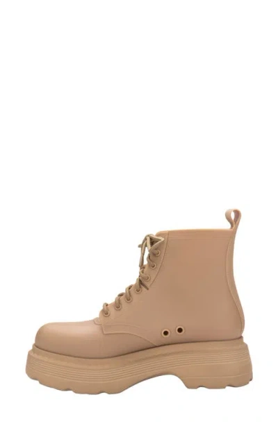 Melissa Coturno Soft Platform Boot In Matt Beige