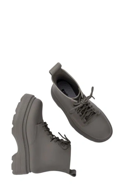 Melissa Coturno Soft Platform Boot In Matte Brown