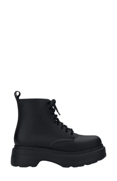 Melissa Coturno Soft Platform Boot In Matt Black