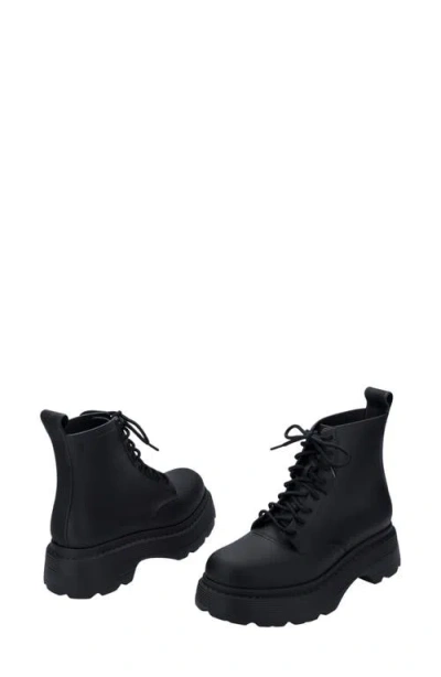 Melissa Coturno Soft Platform Boot In Matt Black