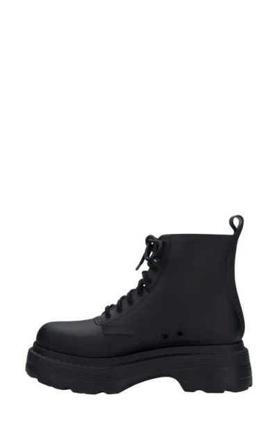 Melissa Coturno Soft Platform Boot In Matt Black