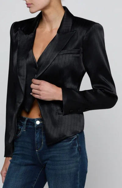 L'agence Misa Single Breasted Blazer In Black