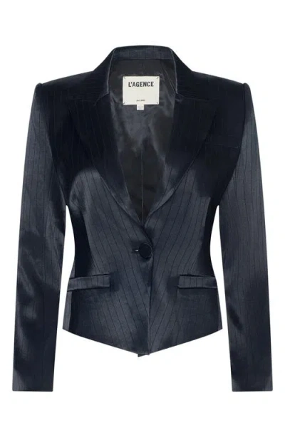 L'agence Misa Single Breasted Blazer In Black