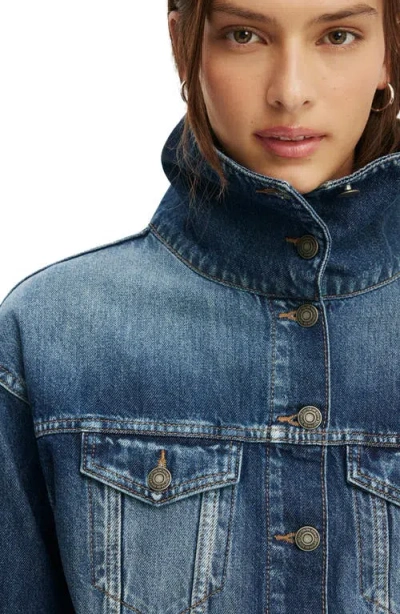 Cotton On Oli Denim Jacket In Blue