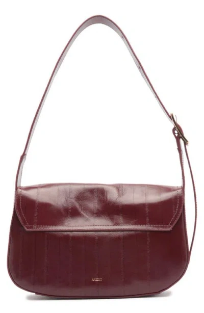 Arezzo Blair Small Leather Shoulder Bag In Fresh Ruby
