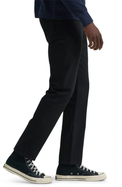 Lee David Regular Taper Jeans In Base Black
