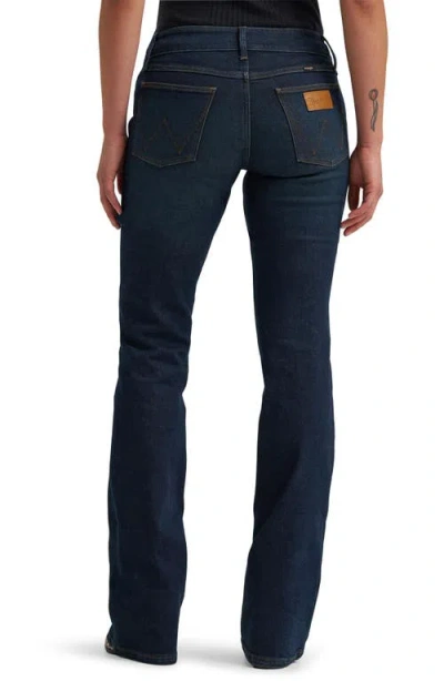 Wrangler Low Rise Bootcut Jeans In Blue