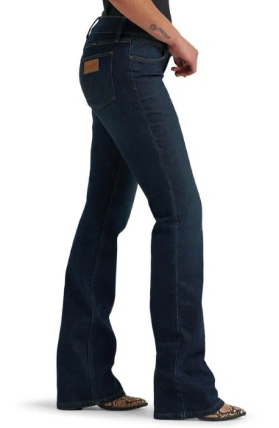 Wrangler Low Rise Bootcut Jeans In Blue