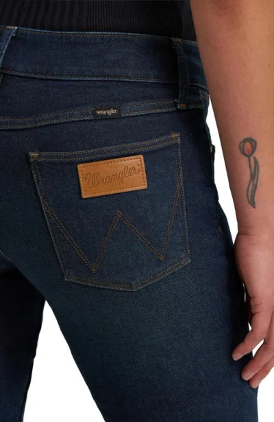 Wrangler Low Rise Bootcut Jeans In Blue