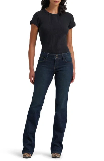 Wrangler Low Rise Bootcut Jeans In Blue