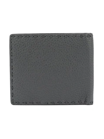 Shop Fendi Bi-fold Wallet - Grey