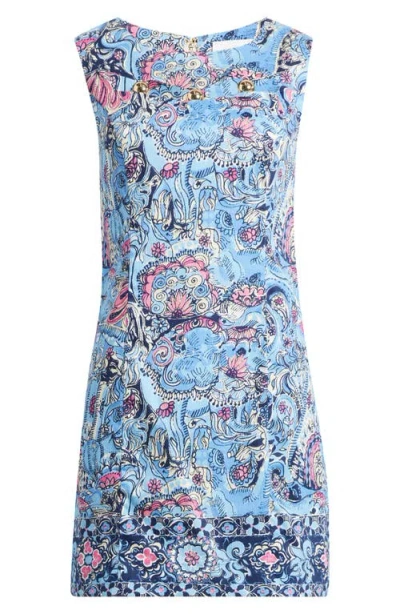 Lilly Pulitzer Paloma Shift Romper In Blue