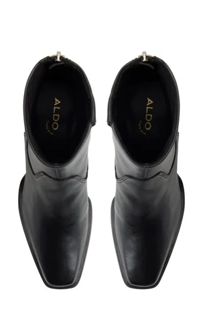 Aldo Ybiraweth Leather Bootie In Black