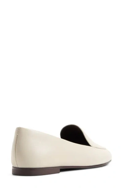 Aldo Daphia Leather Loafer In White