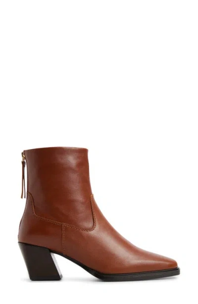 Aldo Ybiraweth Leather Bootie In Medium Brown