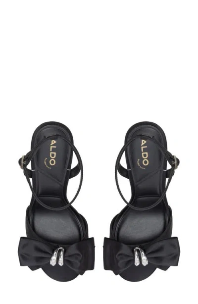 Aldo Cllarise Bow Sandal In Black