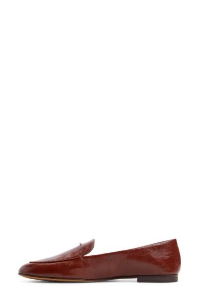 Aldo Daphia Leather Loafer In Medium Brown