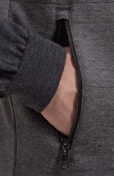 Bugatchi Reversible Knit Vest In Black