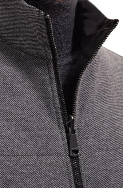 Bugatchi Reversible Knit Vest In Black