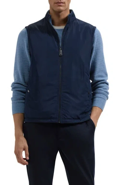 Bugatchi Reversible Knit Vest In Blue