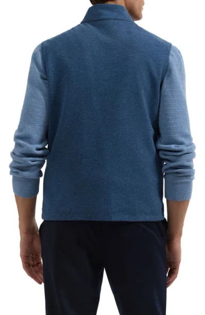Bugatchi Reversible Knit Vest In Blue