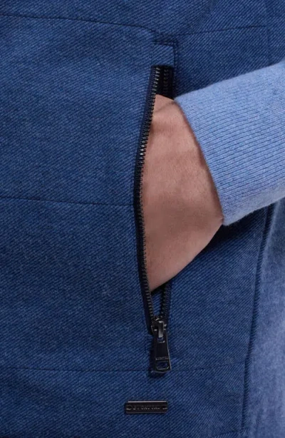 Bugatchi Reversible Knit Vest In Blue