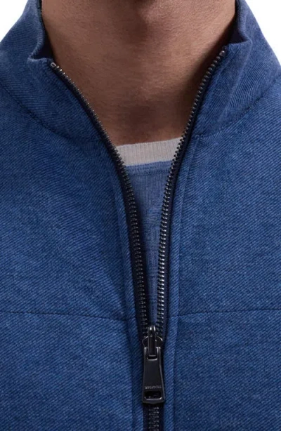 Bugatchi Reversible Knit Vest In Blue