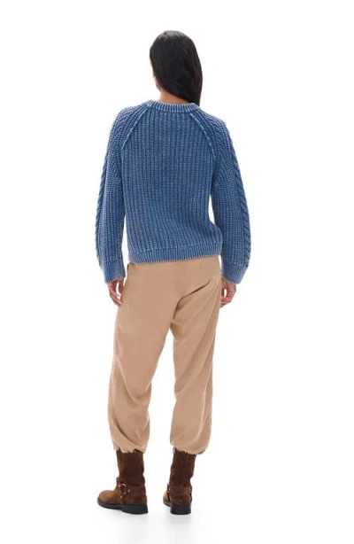Hatley Sami Cable Knit Sweater In Blue