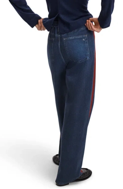 Rag & Bone Miramar Drawstring Track Pants In Blue