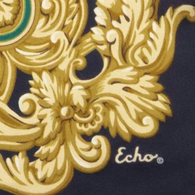 Echo Picture Frame Silk Square In Navy