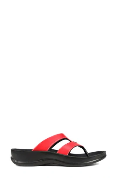 Aerothotic Raido Flip Flop In Red