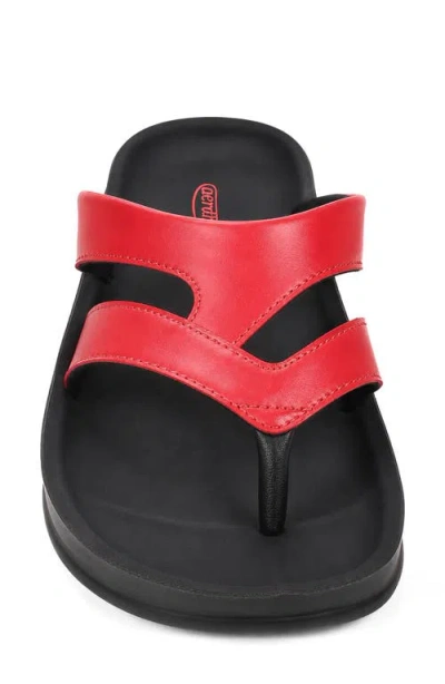 Aerothotic Raido Flip Flop In Red